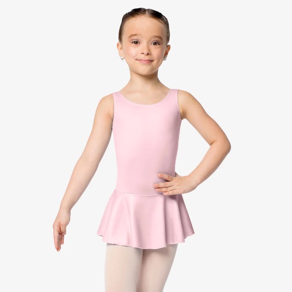 2T Ballet Dance Leotard TALULLA Child tank dress leotard with bow on back - Picture 3 of 10